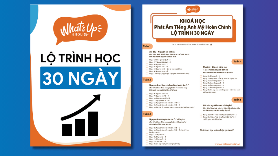 Tài liệu lộ trình học 30 ngày